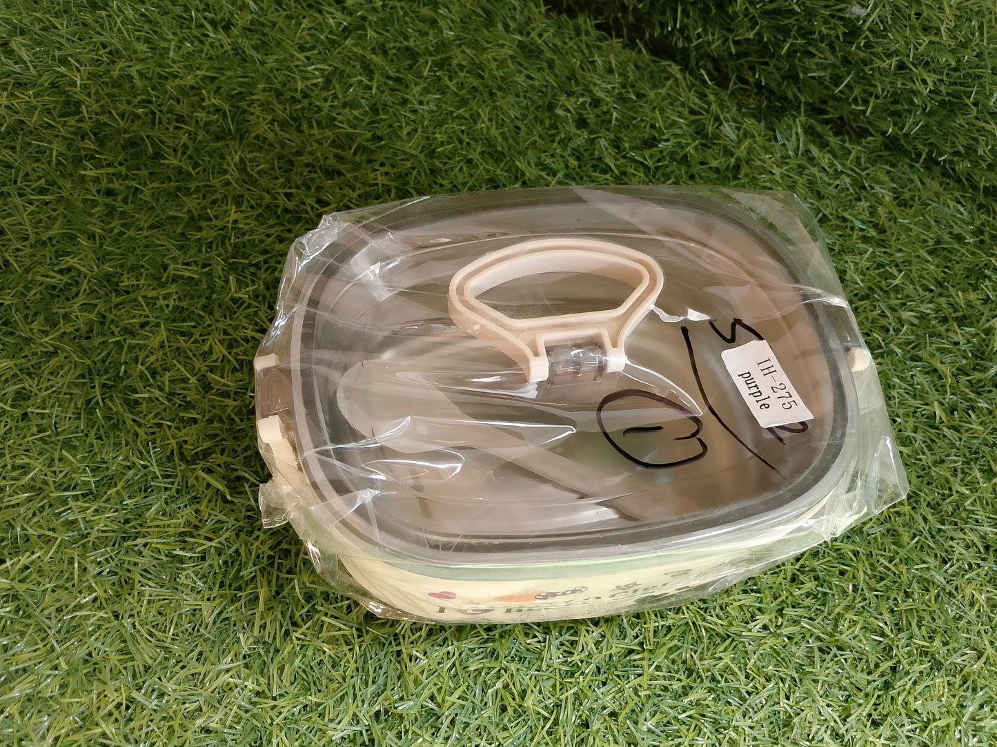 Cute Hello Girl Lunch Box with Spoon