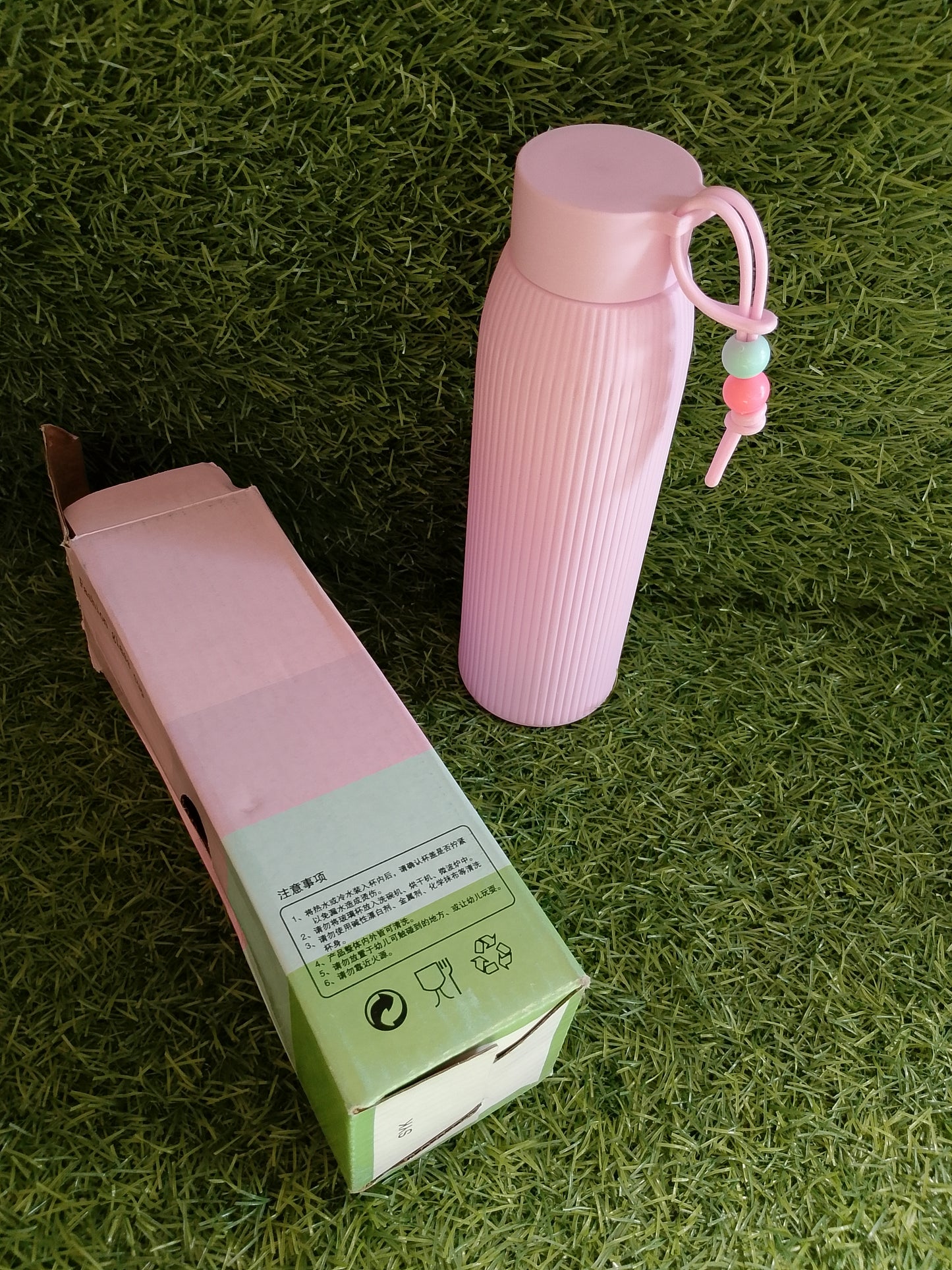 Pink Glass Water Bottle – Premium Imported Quality