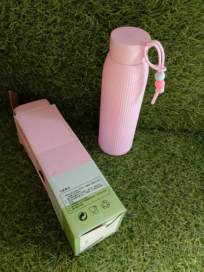 Pink Glass Water Bottle – Premium Imported Quality