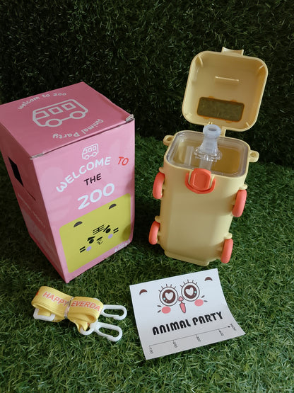 Kids Yellow Bus-Shaped Water Bottle – Cool & Cute Bus Cup