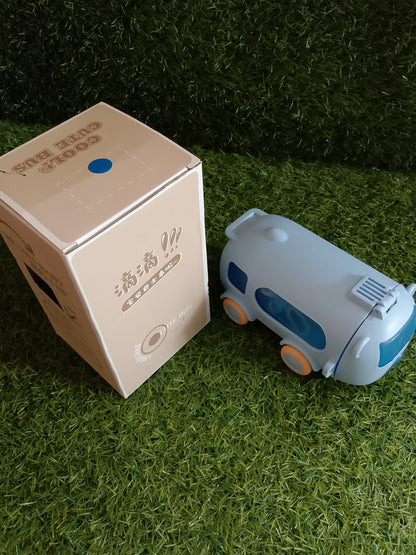 Kids Blue Bus-Shaped Water Bottle – Cool & Cute Bus Cup