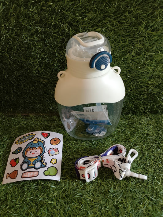 Cute 850ml Insulated Water Bottle with Stickers