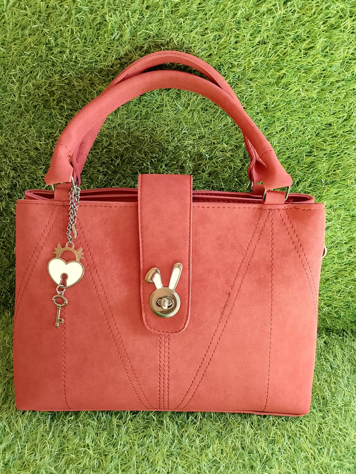 Velvet Charm Handbag