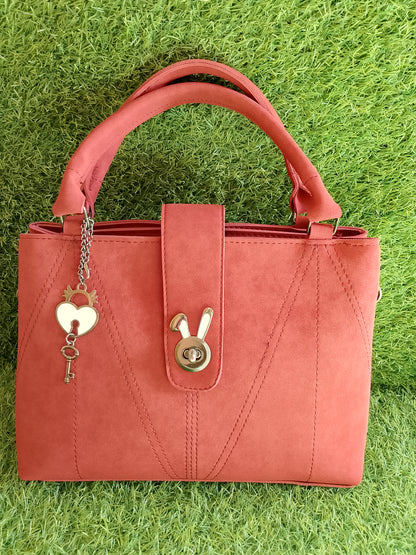Velvet Charm Handbag