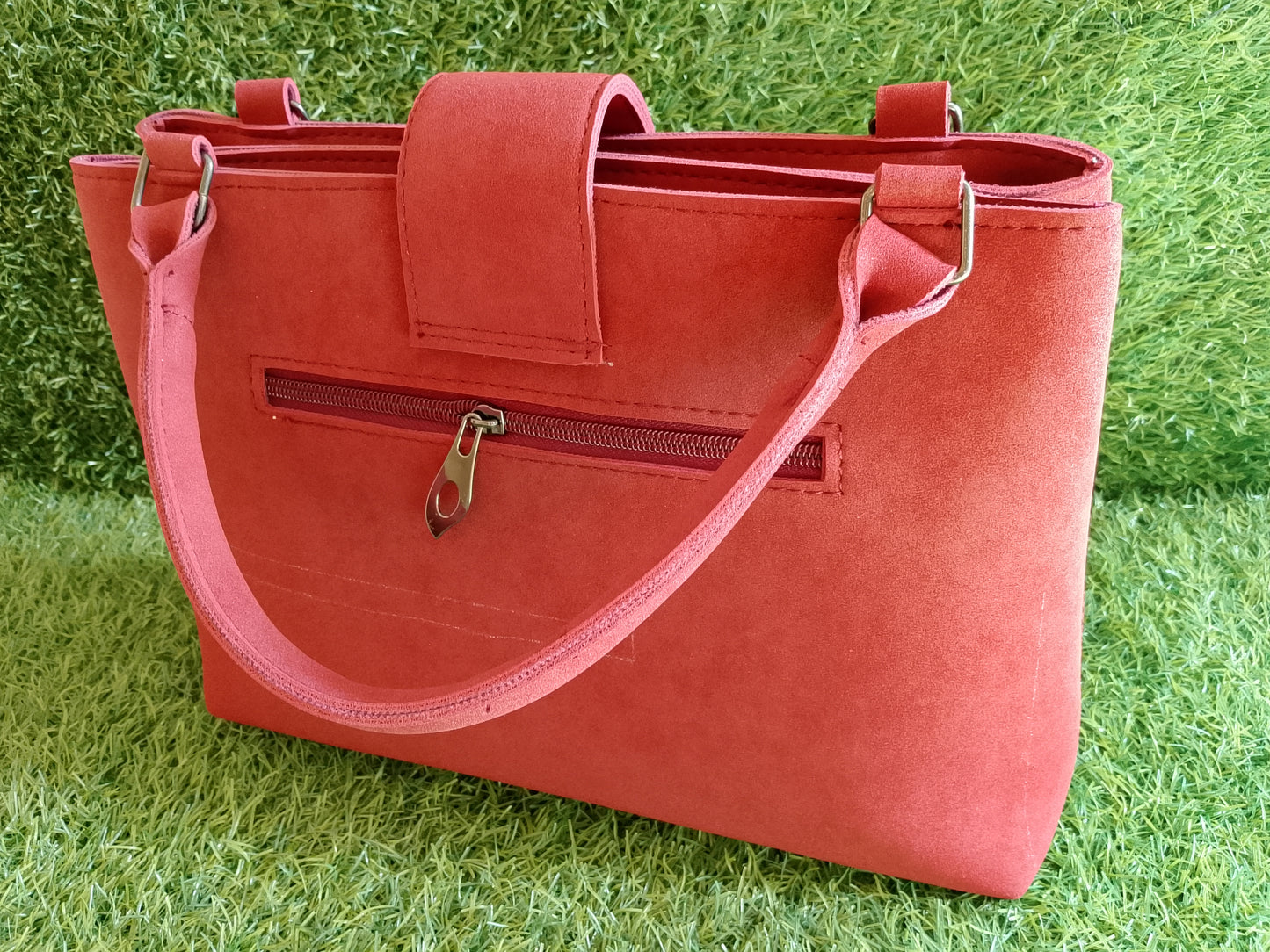 Velvet Charm Handbag