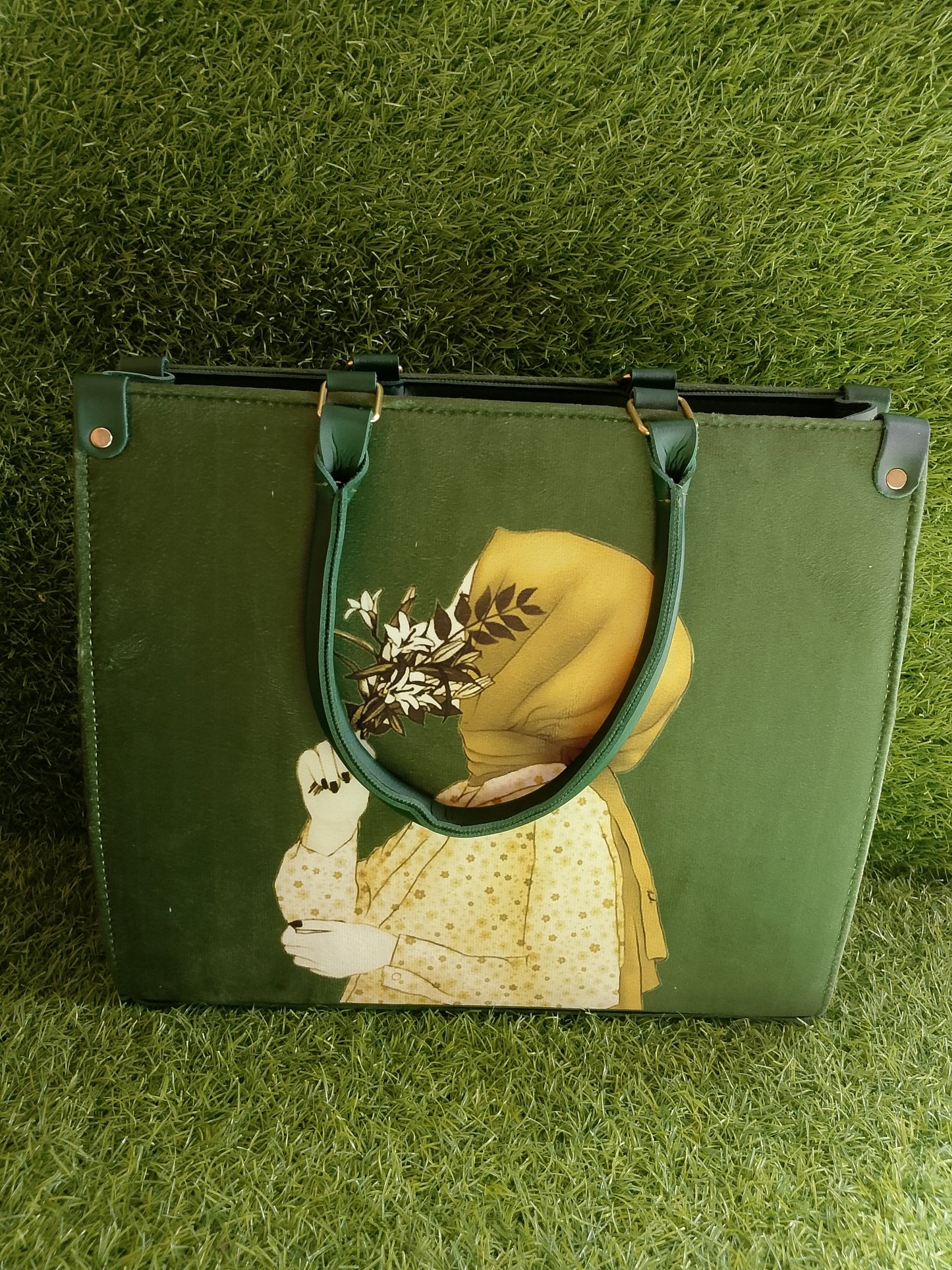 Hijab Girl Printed Bag