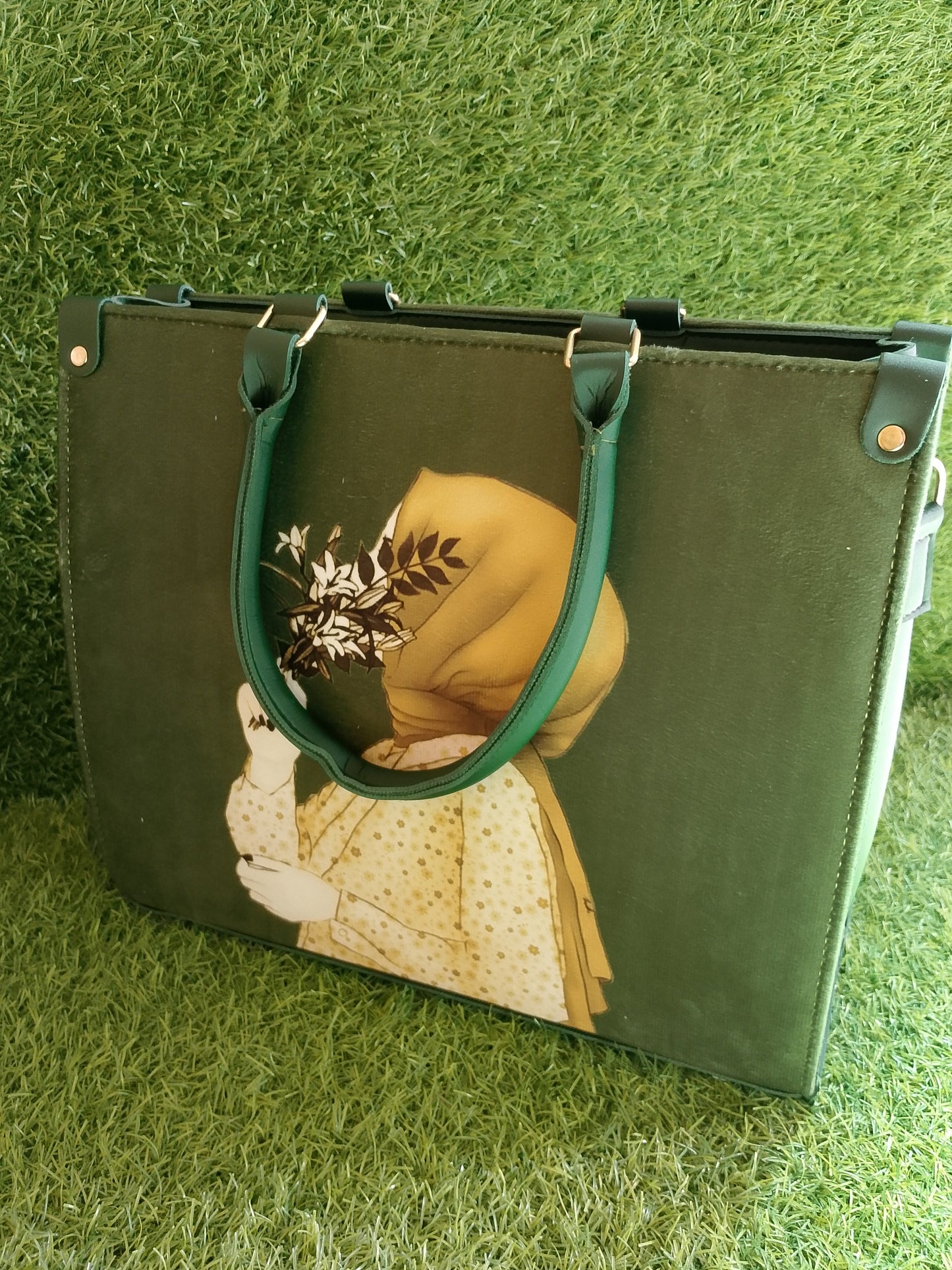 Hijab Girl Printed Bag