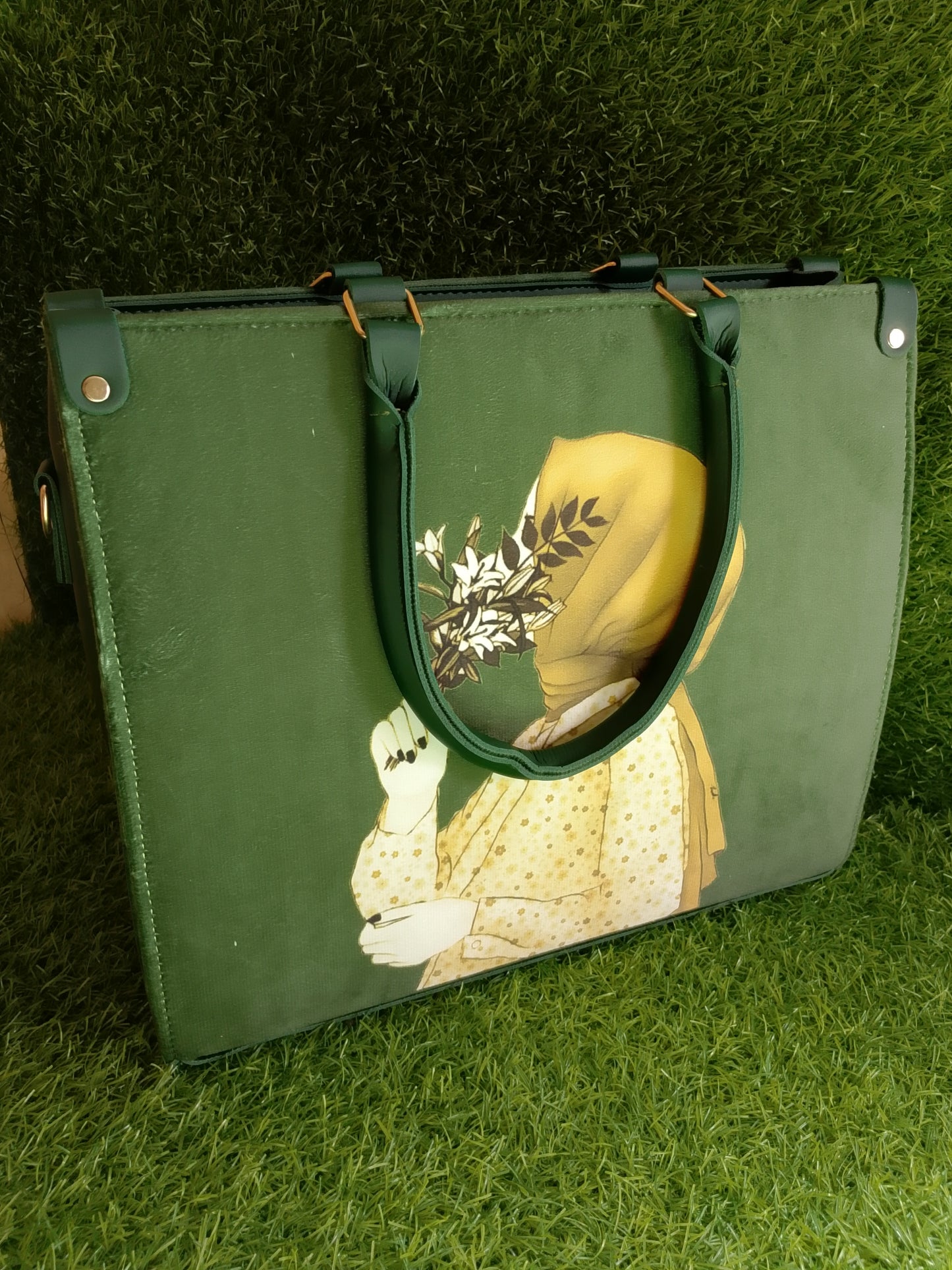 Hijab Girl Printed Bag