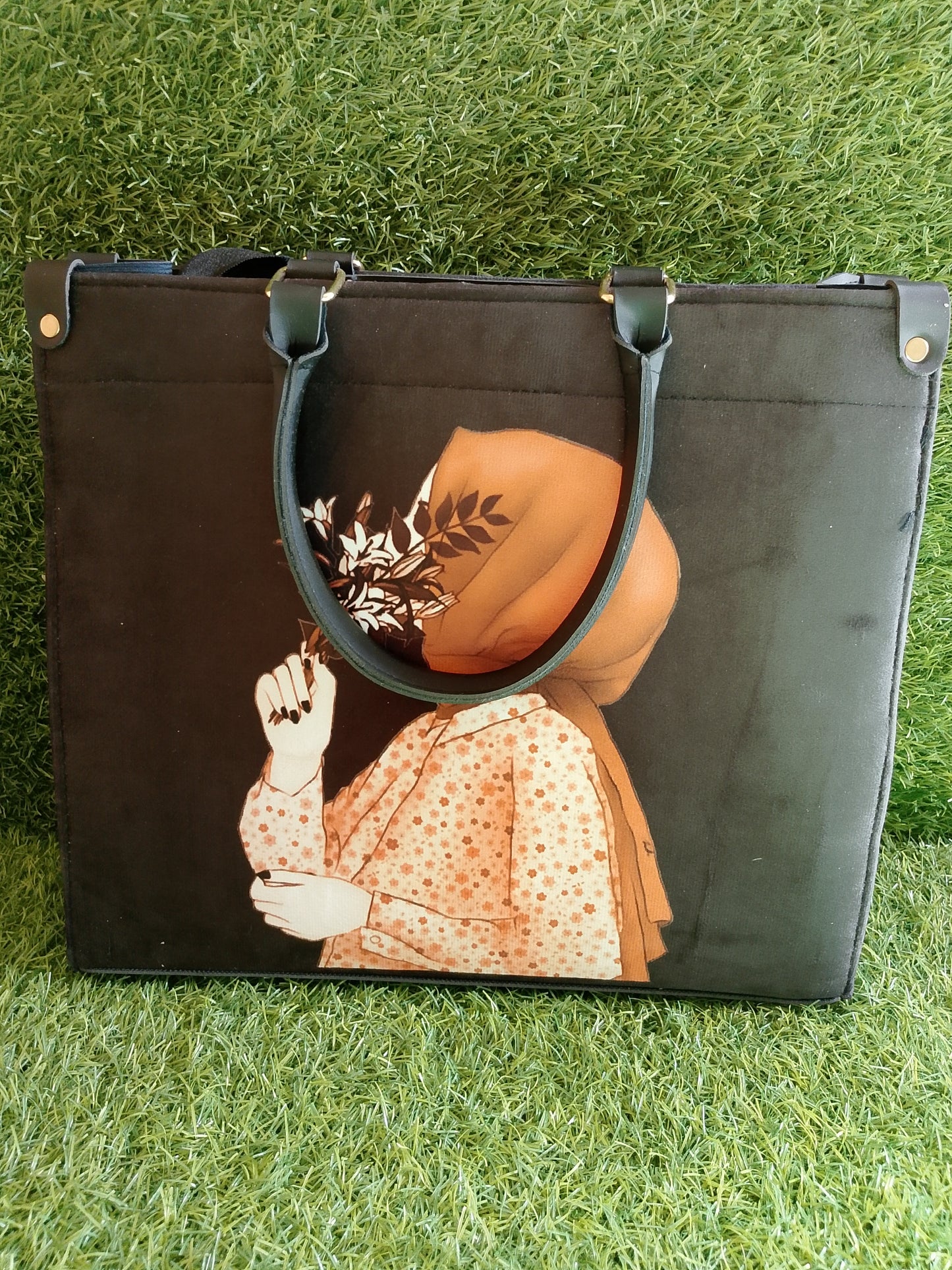 Hijab Girl Printed Bag