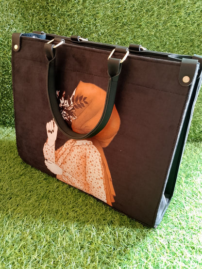 Hijab Girl Printed Bag