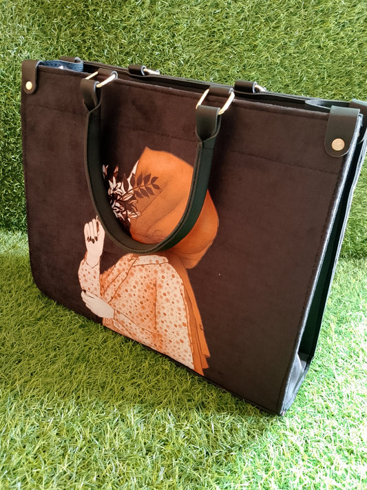 Hijab Girl Printed Bag