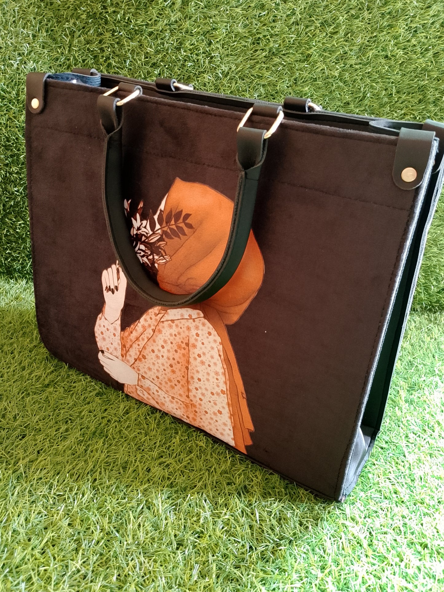 Hijab Girl Printed Bag