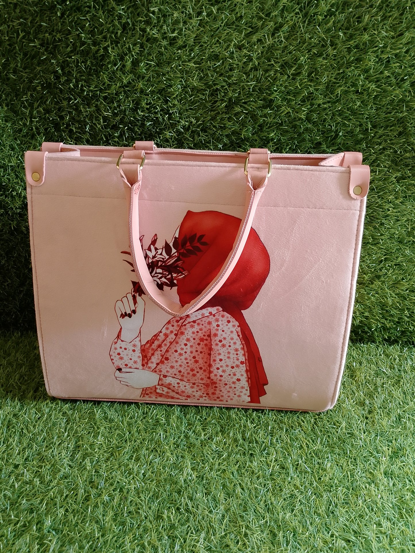 Hijab Girl Printed Bag