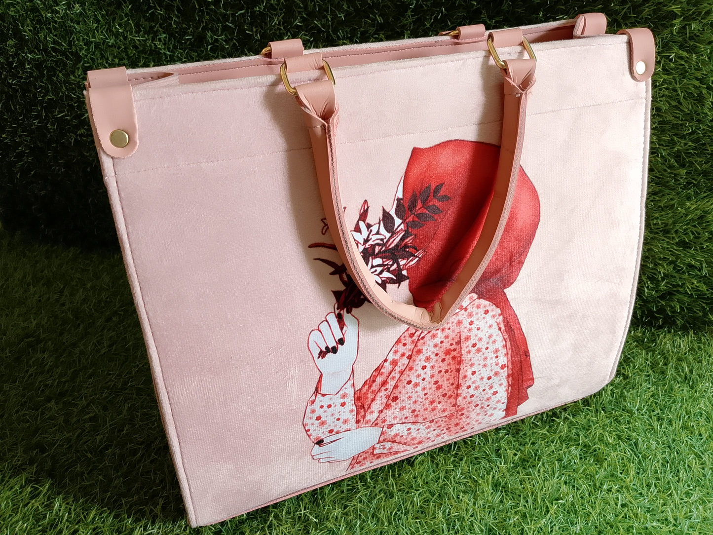 Hijab Girl Printed Bag