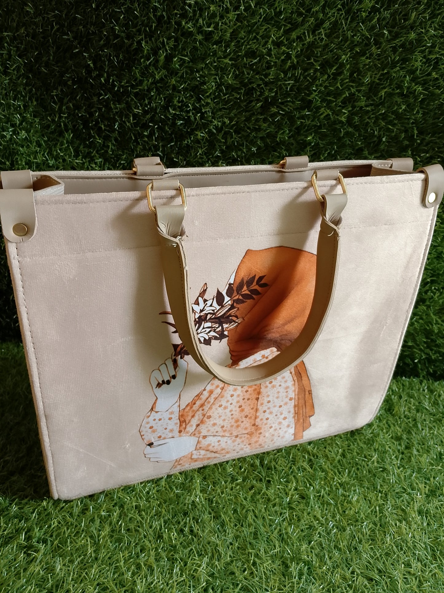 Hijab Girl Printed Bag