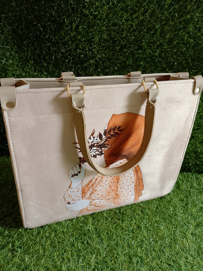 Hijab Girl Printed Bag