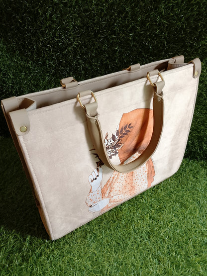 Hijab Girl Printed Bag