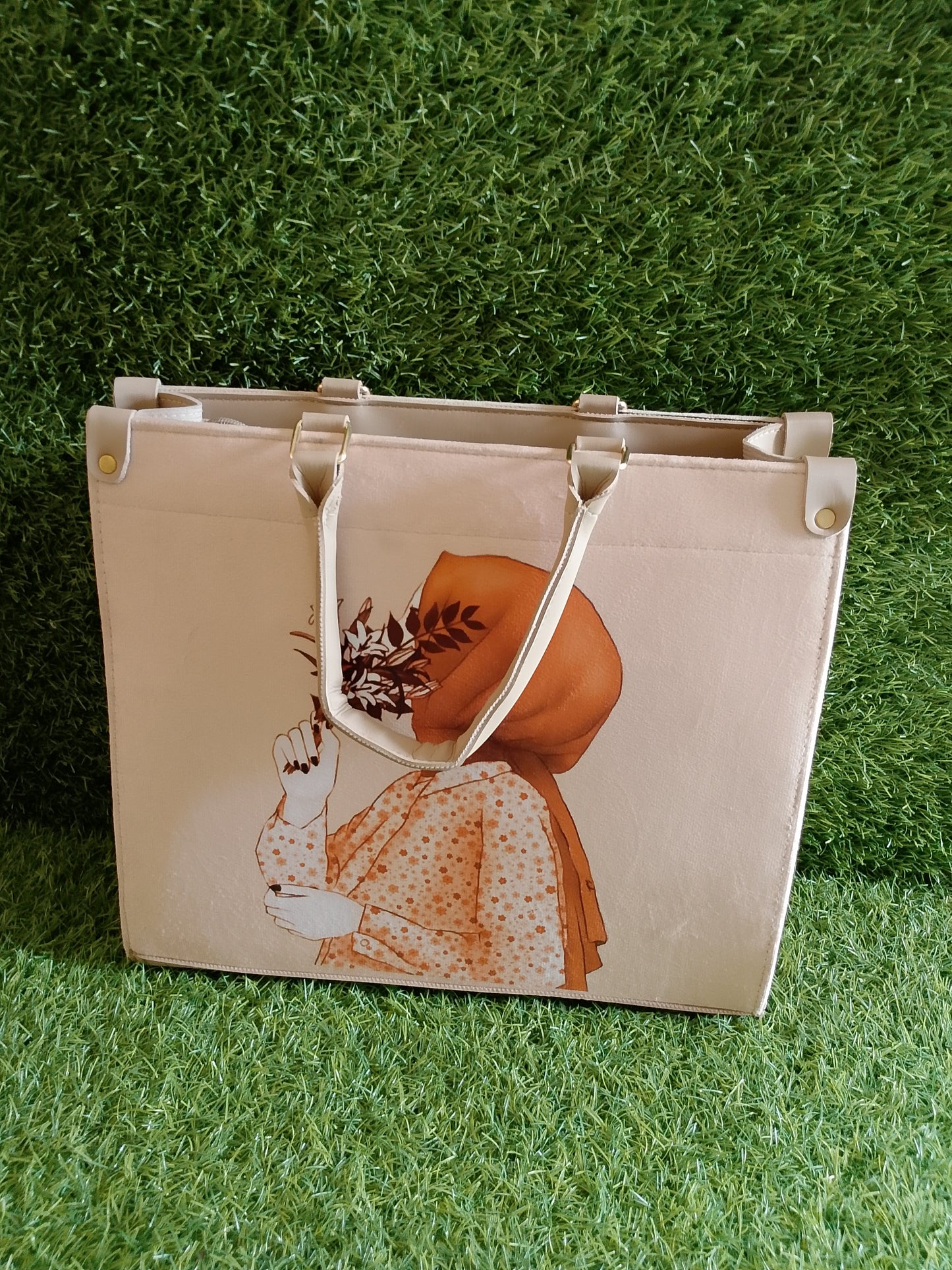 Hijab Girl Printed Bag