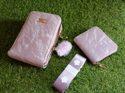 Chic Marble Handbag Set