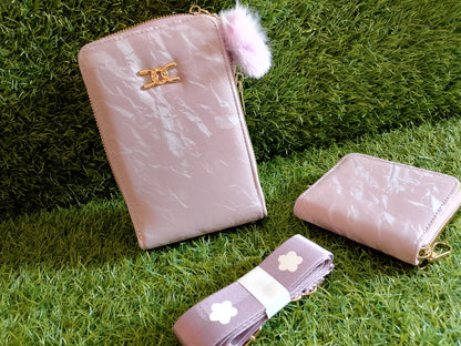 Chic Marble Handbag Set