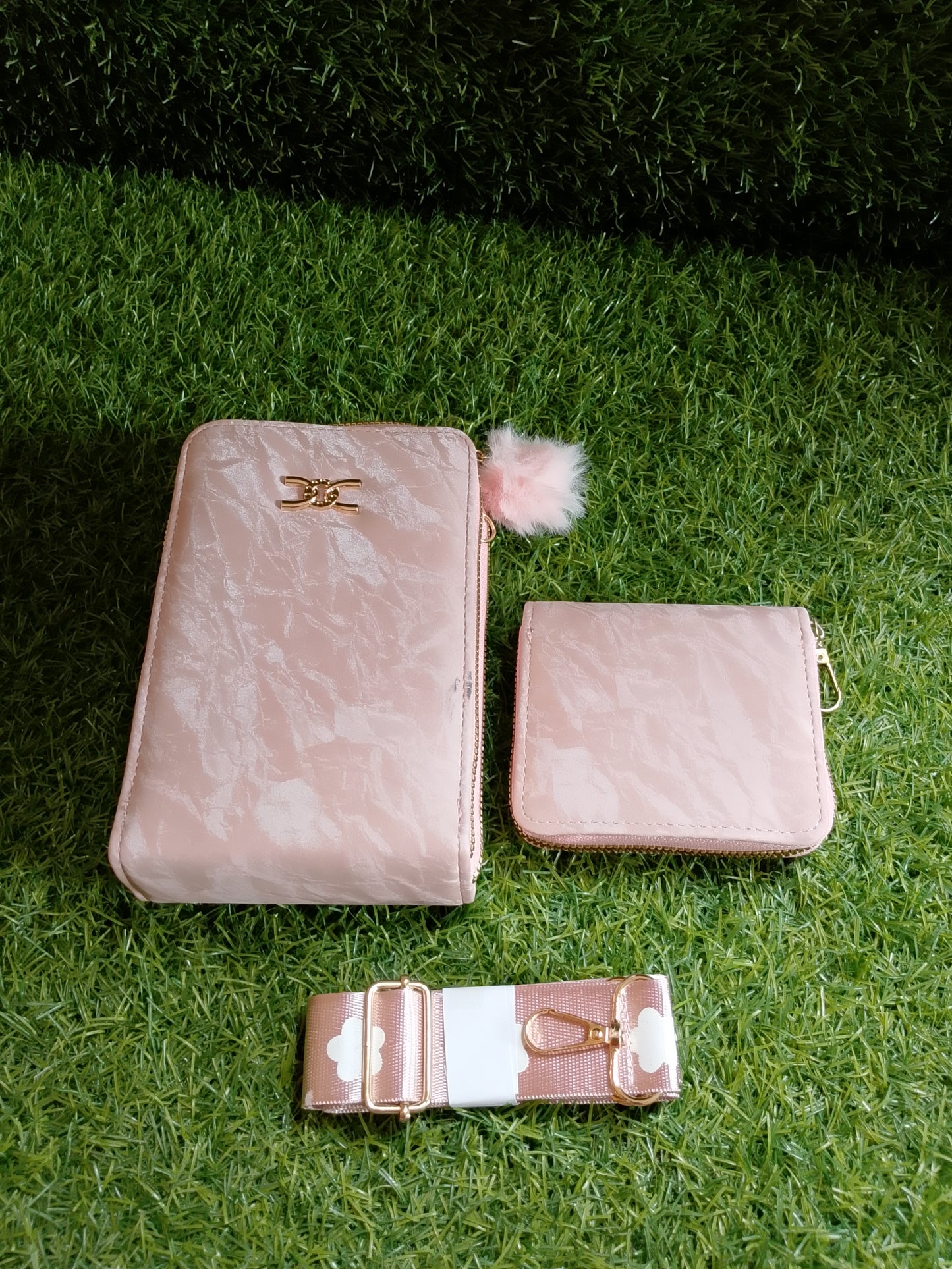 Chic Marble Handbag Set