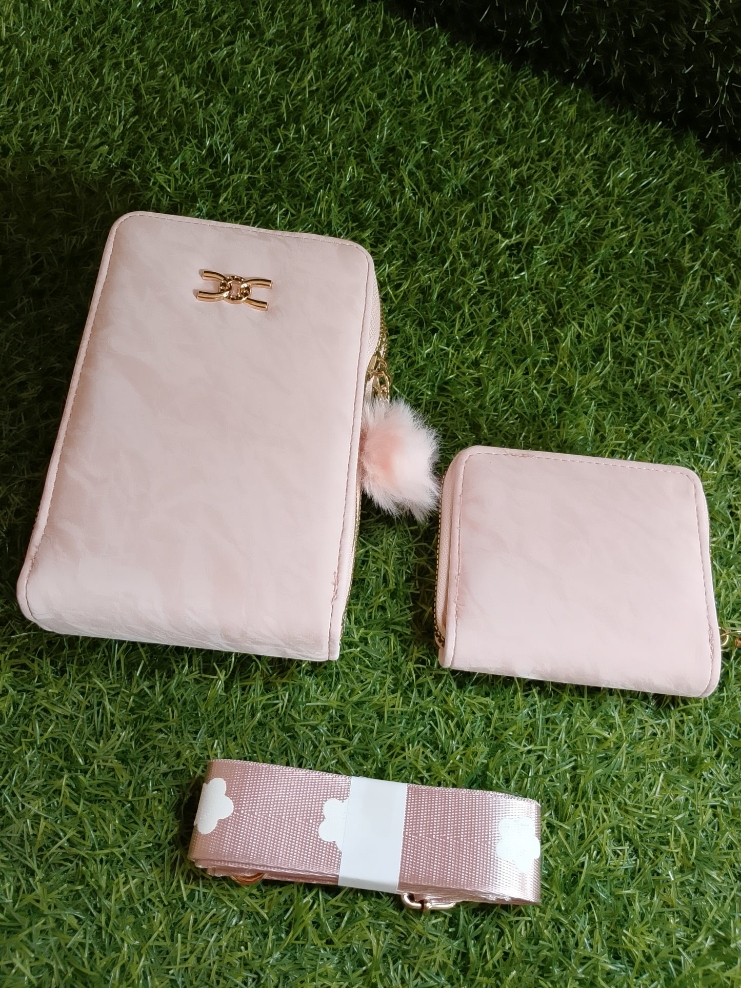 Chic Marble Handbag Set