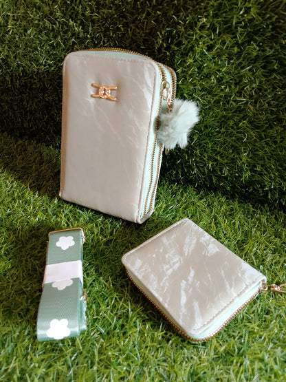 Chic Marble Handbag Set