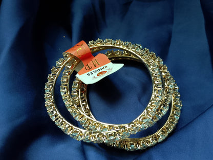 The Full-Circle Dazzle Statement Bangle Stack