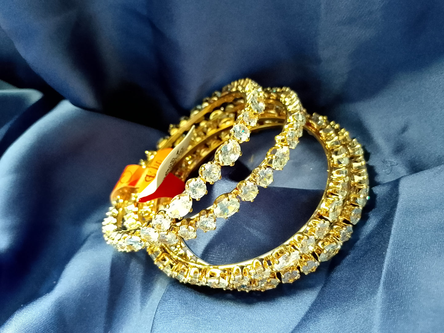 The Full-Circle Dazzle Statement Bangle Stack