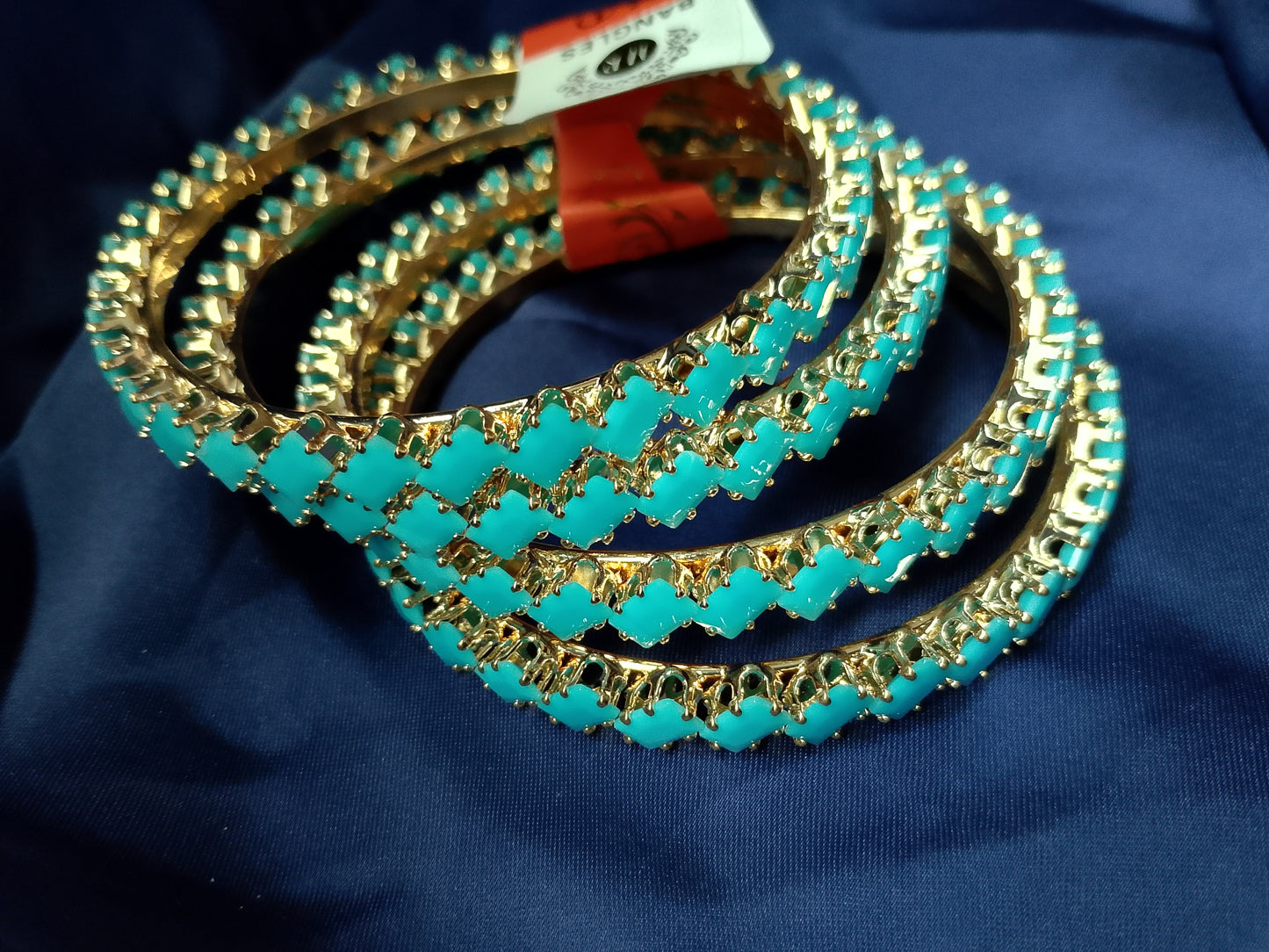 High-Impact Zigzag Texture Statement Bangle Set