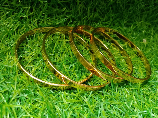 The Modern Mirror-Shine Stackable Bangle Set