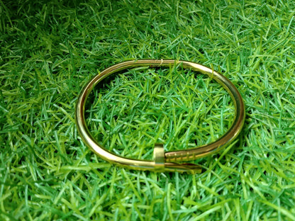 Edgy Statement Bangle Bracelet - 3 Styles Available