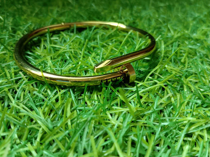 Edgy Statement Bangle Bracelet - 3 Styles Available