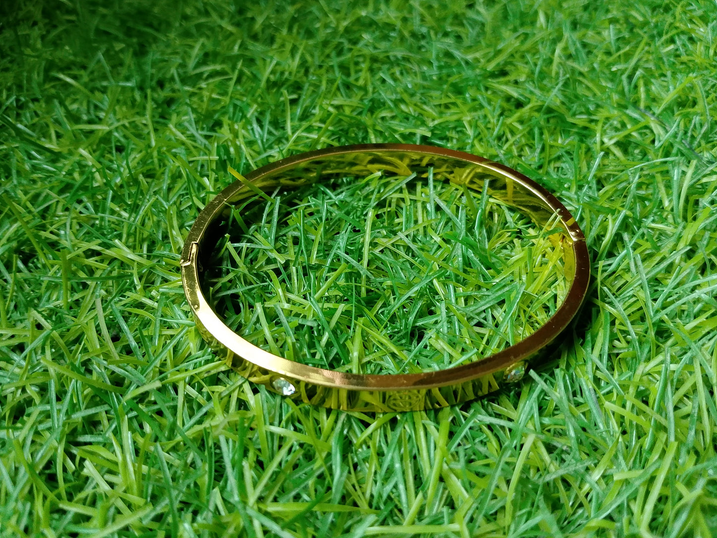 Edgy Statement Bangle Bracelet - 3 Styles Available