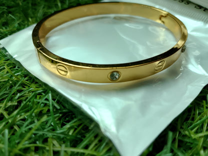 Edgy Statement Bangle Bracelet - 3 Styles Available