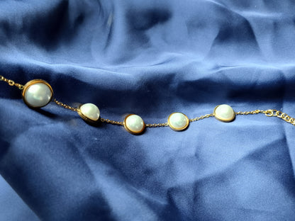 The Timeless Floating Pearl Chain Bracelet