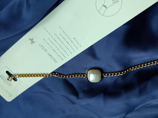The 'New Classic' Pearl & Gold Chain Bracelet