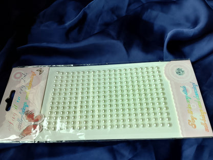 3D Self-Adhesive Pearls & Glitter Stickers for Nail Art and Body