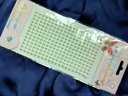 3D Self-Adhesive Pearls & Glitter Stickers for Nail Art and Body