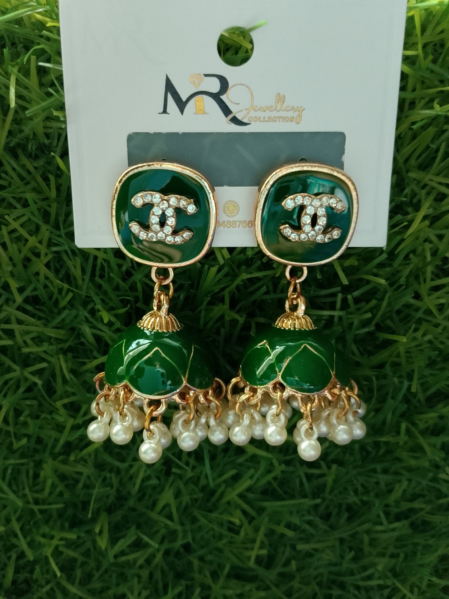 Stylish CC-Inspired Jhumka Earrings