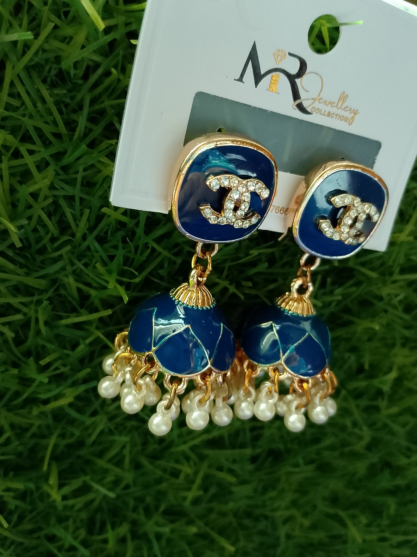 Stylish CC-Inspired Jhumka Earrings