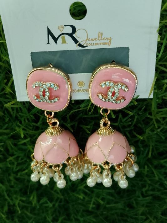 Stylish CC-Inspired Jhumka Earrings