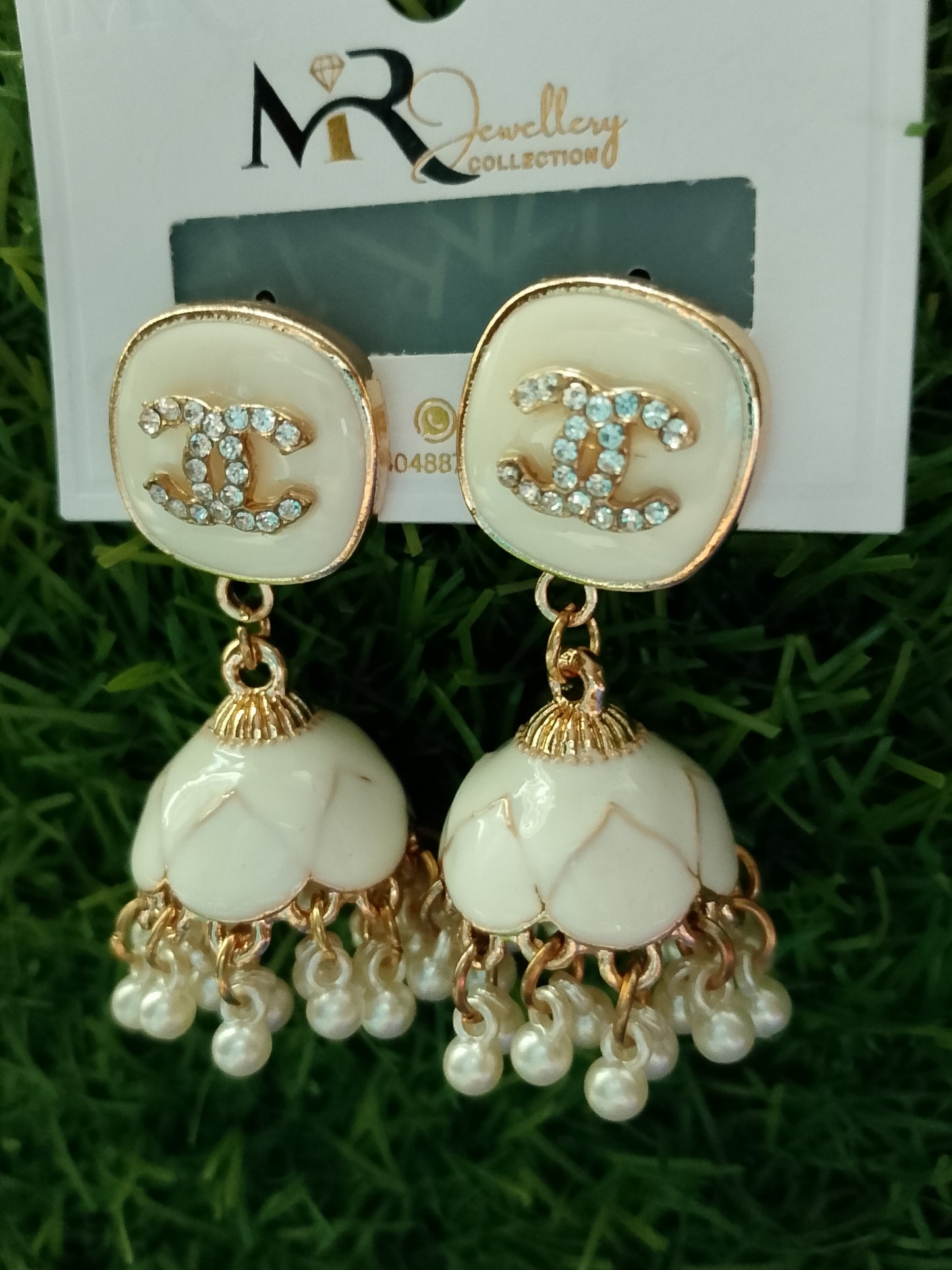 Stylish CC-Inspired Jhumka Earrings