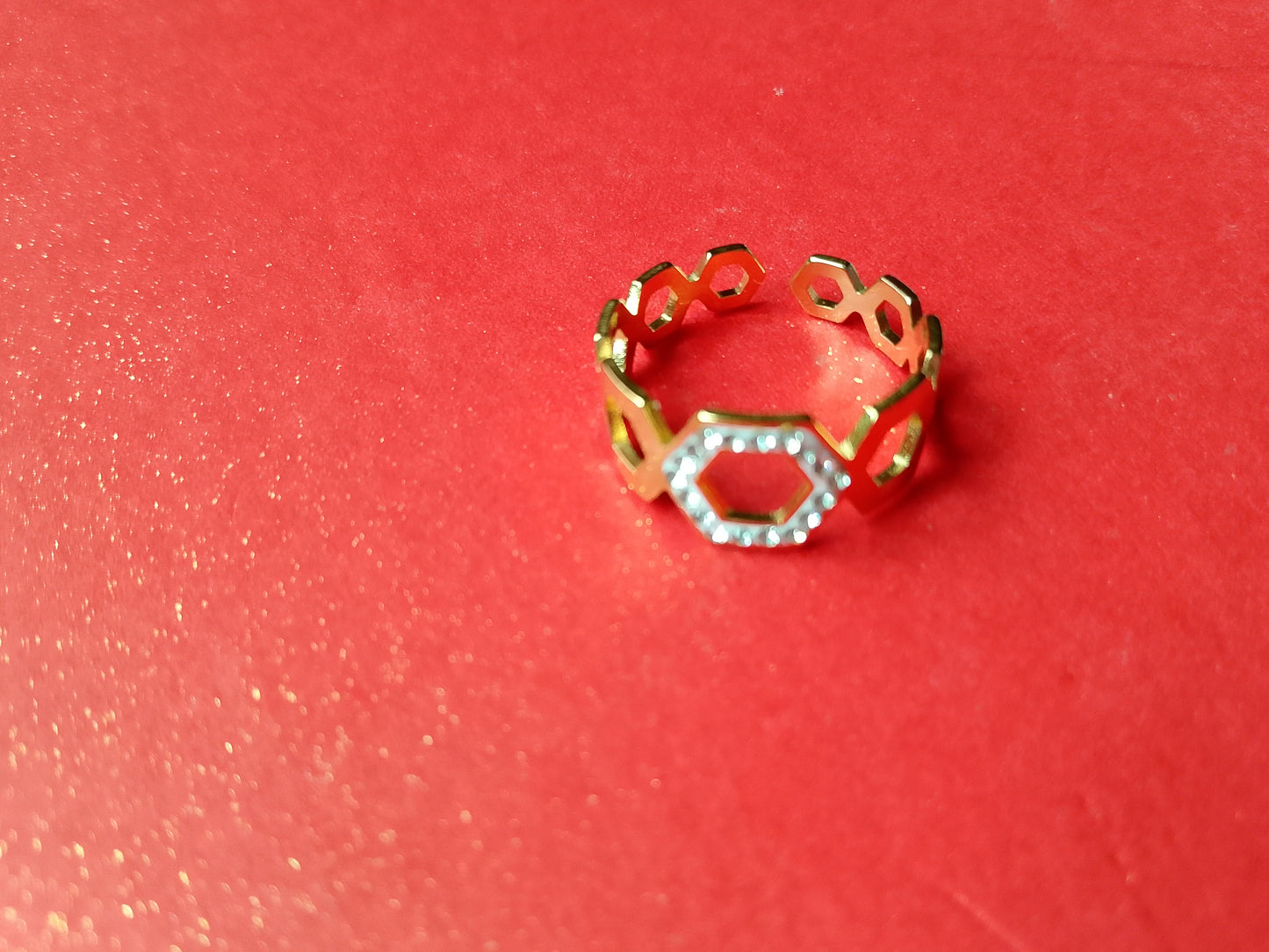 Greek Key Gold Signet Ring