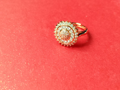 Greek Key Gold Signet Ring