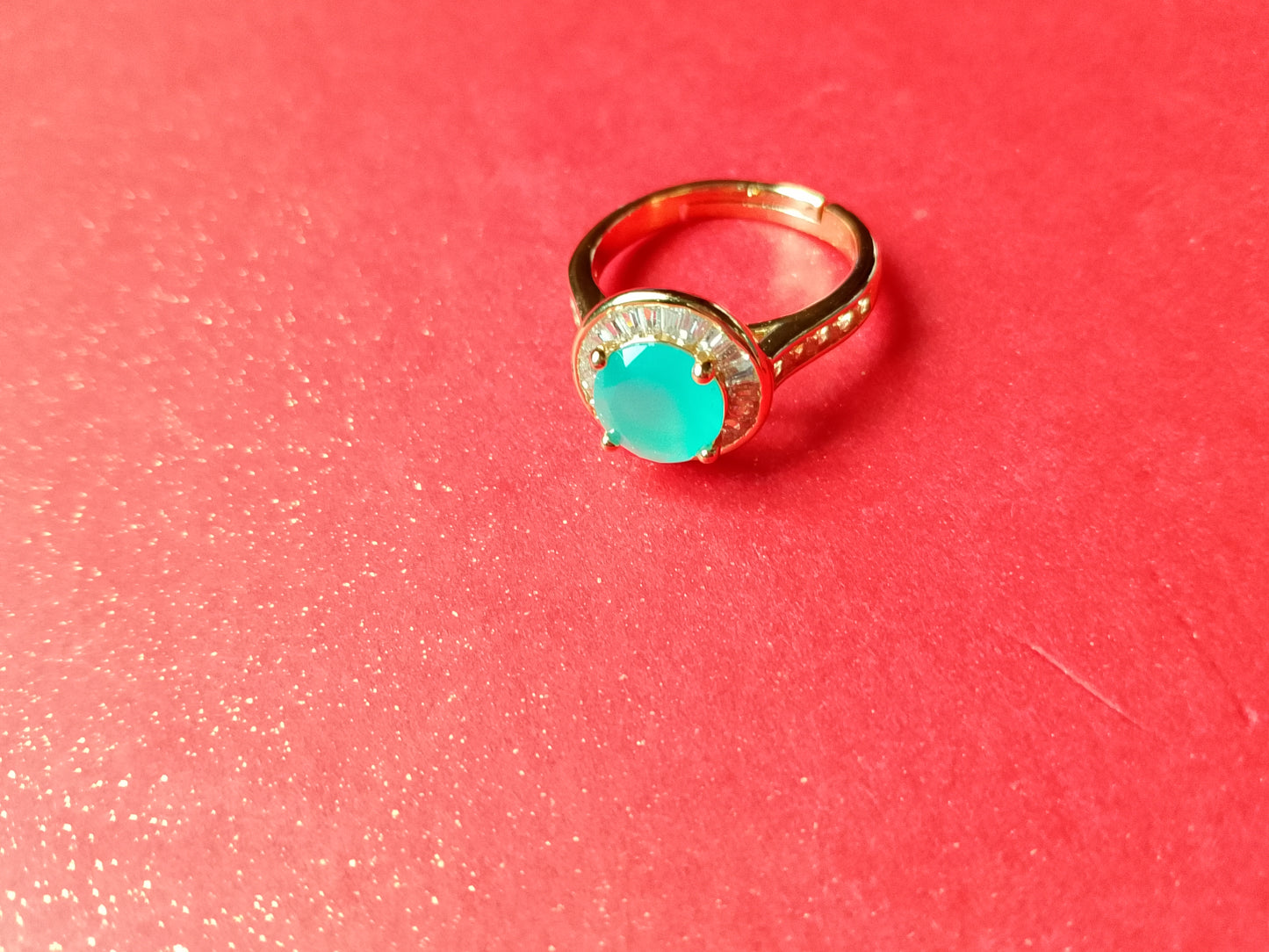 Elegant Stone Band Ring