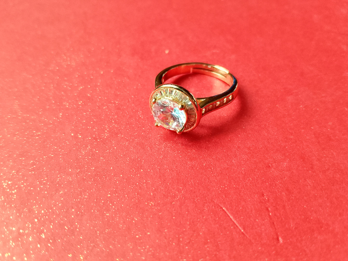 Elegant Stone Band Ring