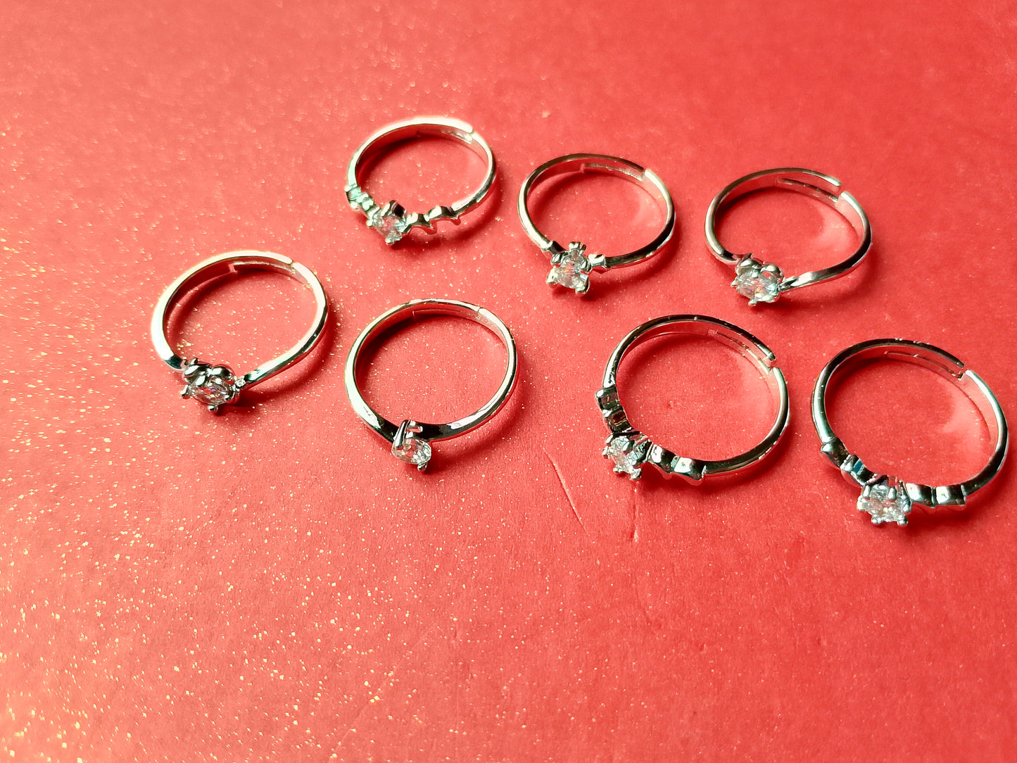 Elegant Crystal Band Ring