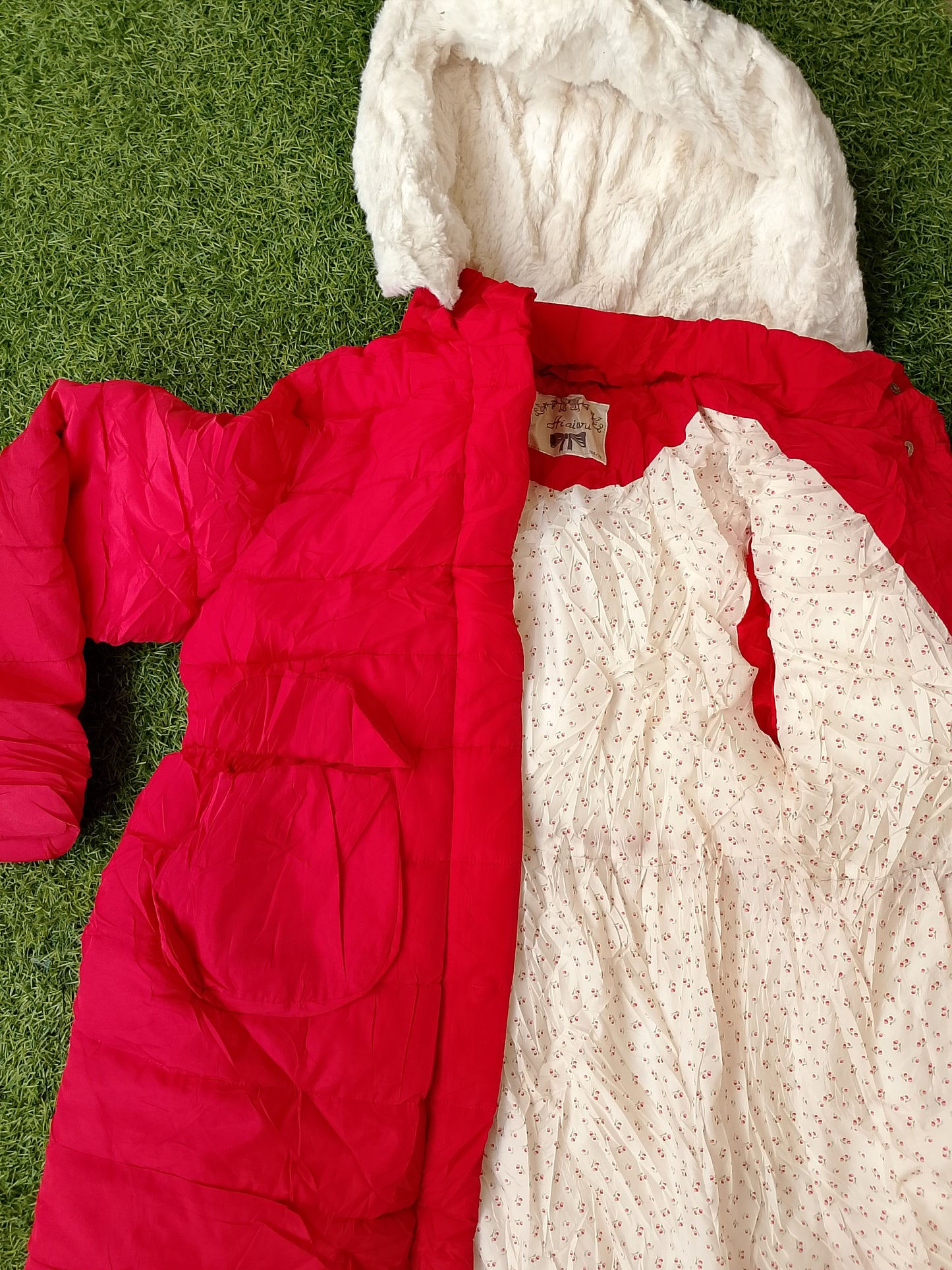 Winter kid's jacket Red Color