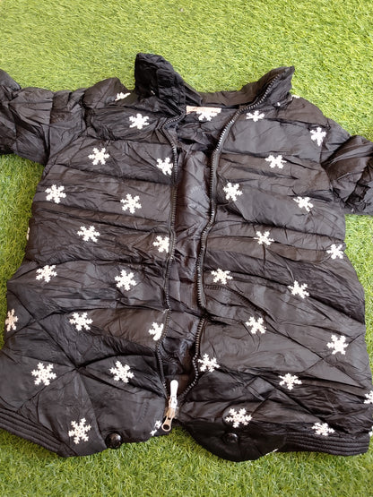 Marc Jacobs Kids floral-embroidered Puffer Jacket | Black